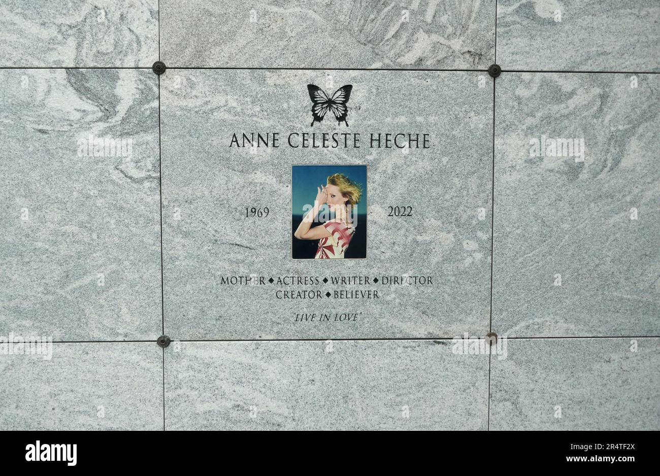 Los Angeles, California, USA 28th May 2023 Actress Anne Heche Grave at