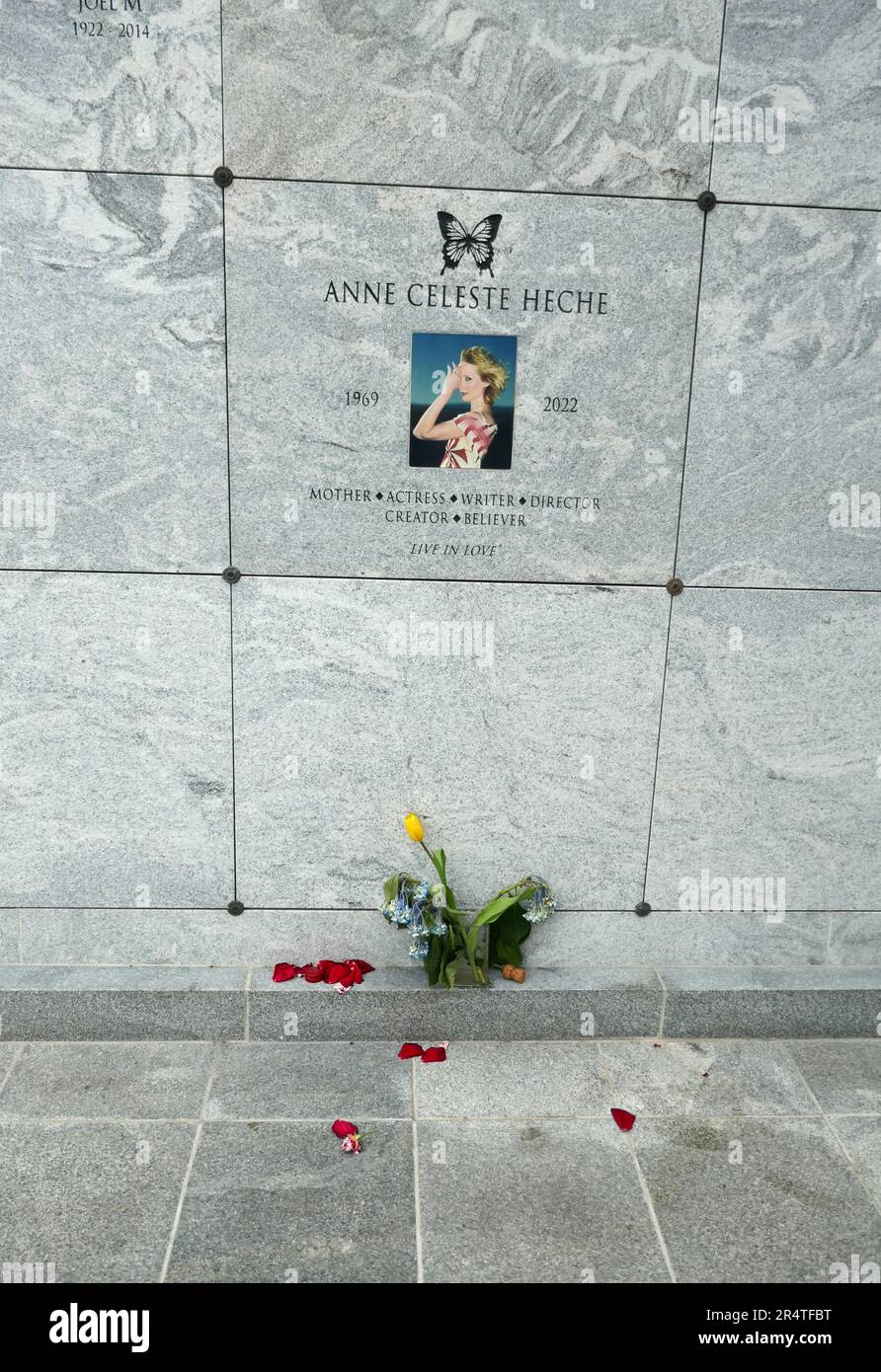 Los Angeles, California, USA 28th May 2023 Actress Anne Heche Grave at