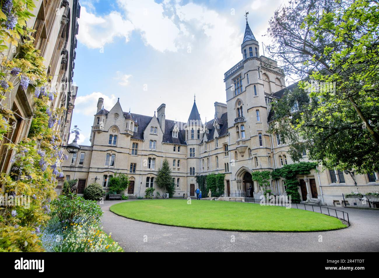 The Front Quad at Balliol College, Oxford University UK Stock Photo