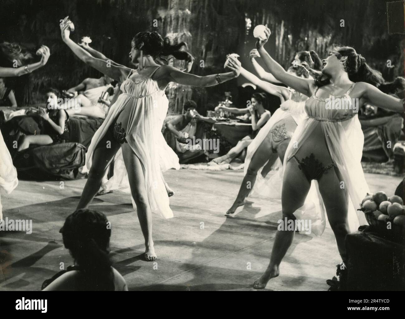 Women dancers, scene from unidentified movie, 1970s Stock Photo Alamy