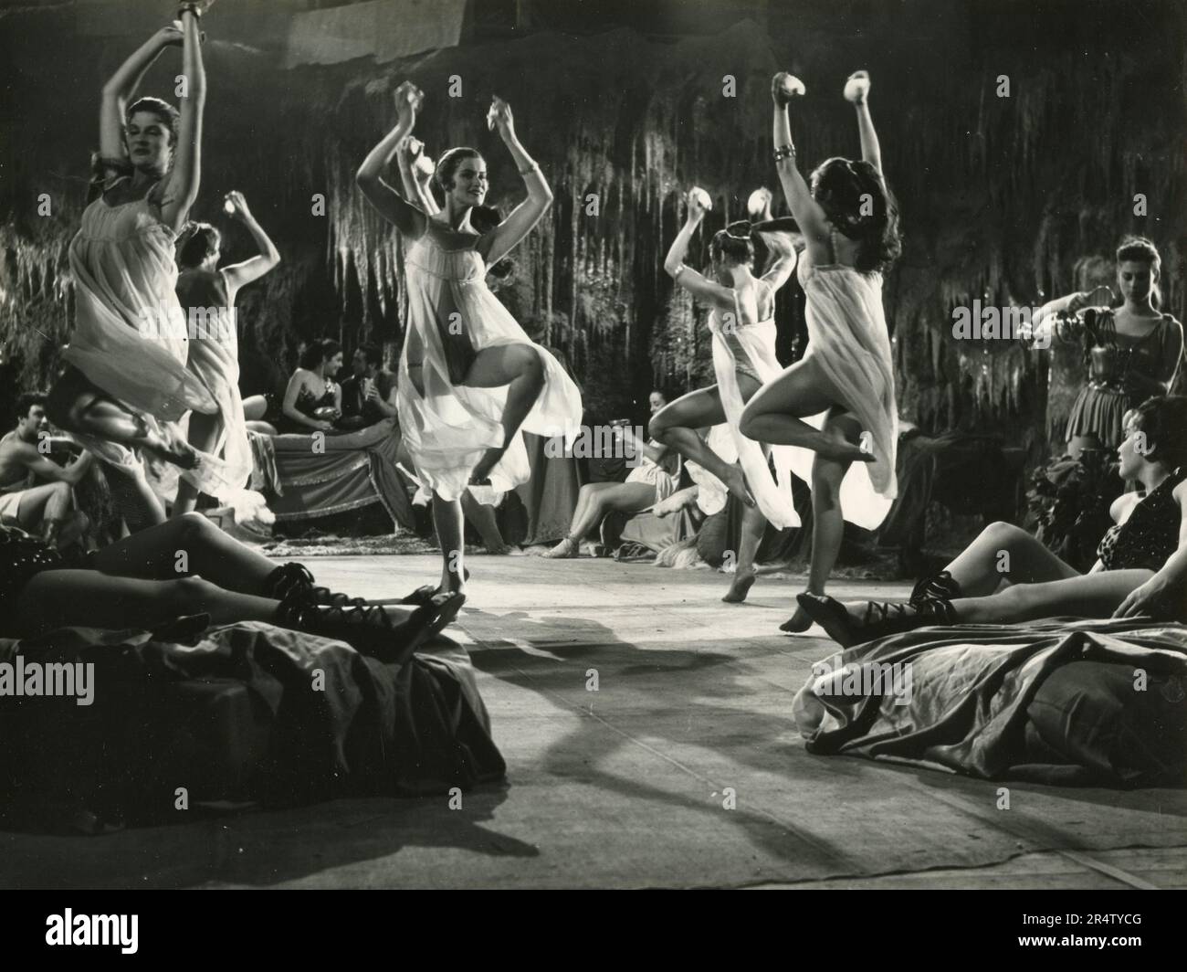 Women dancers, scene from unidentified movie, 1970s Stock Photo Alamy