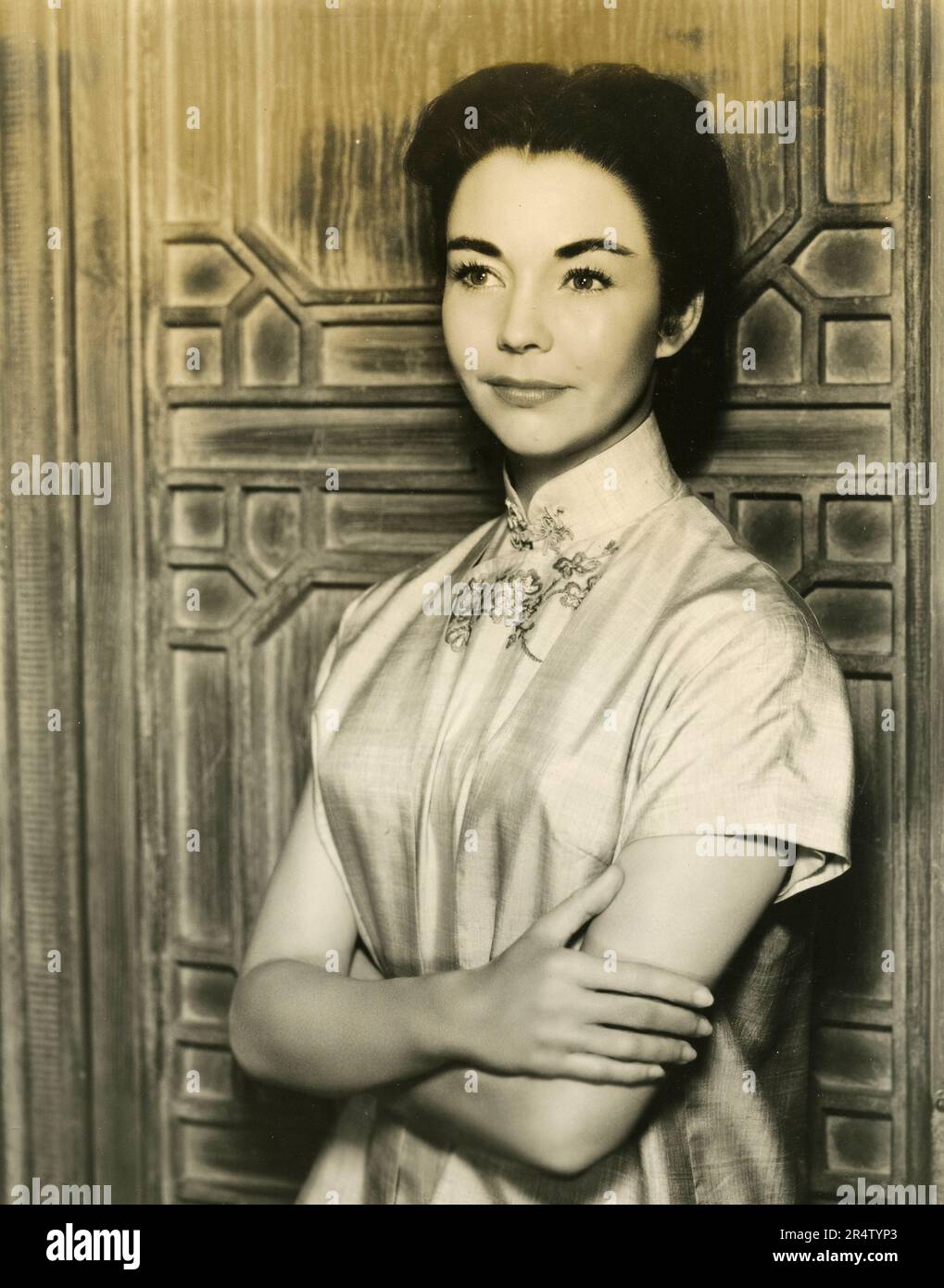 American actress Jennifer Jones in the movie Love Is a Many-Splendored Thing, USA 1955 Stock Photo