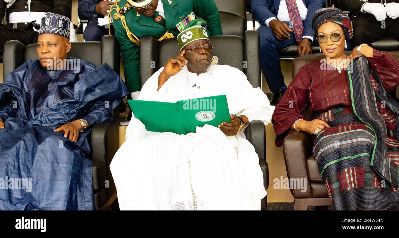 Abuja, Nigeria. 29th May 2023. Nigeria’s President-elect Bola Ahmed ...