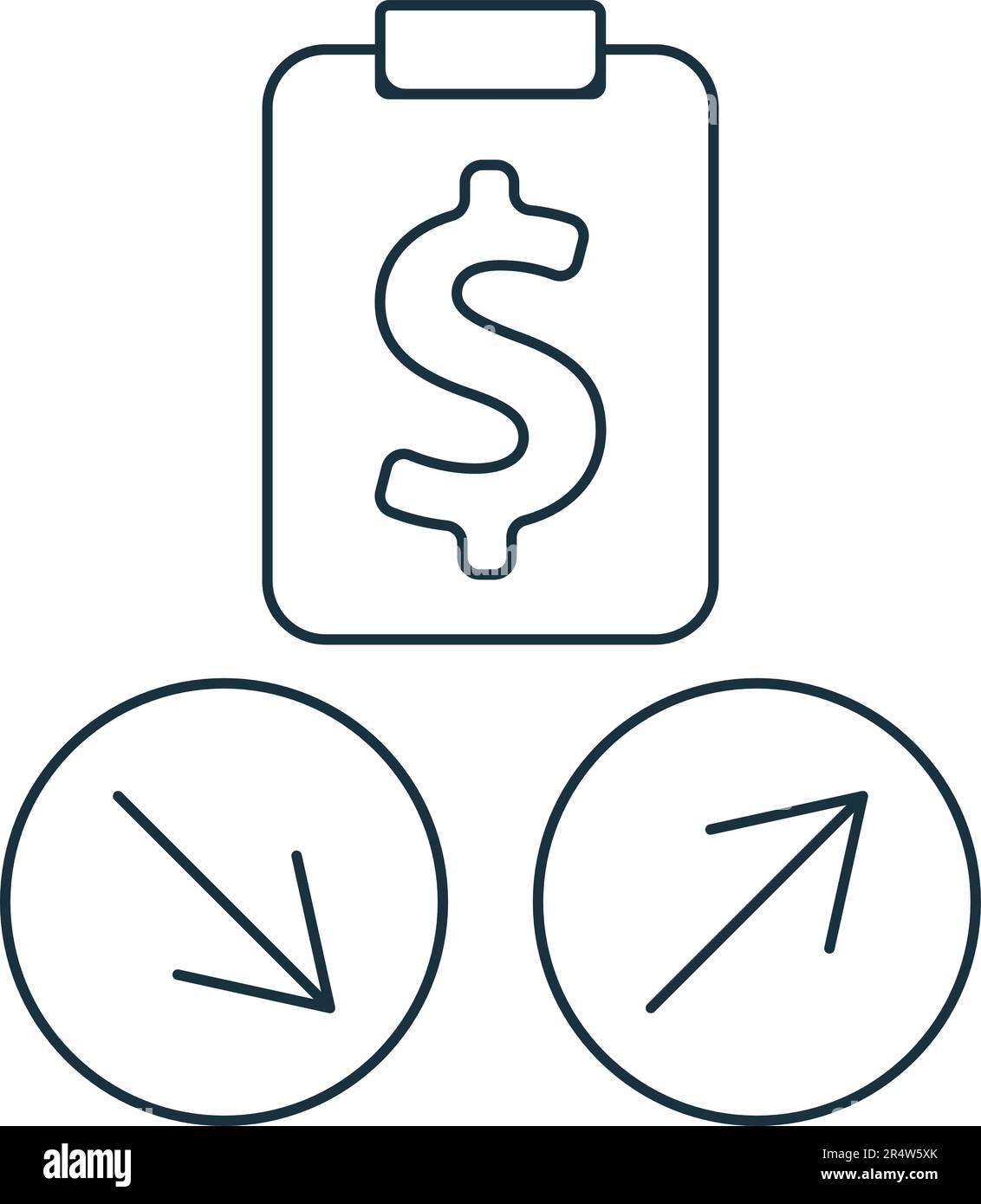Stock options icon. Monochrome simple sign from employee benefits