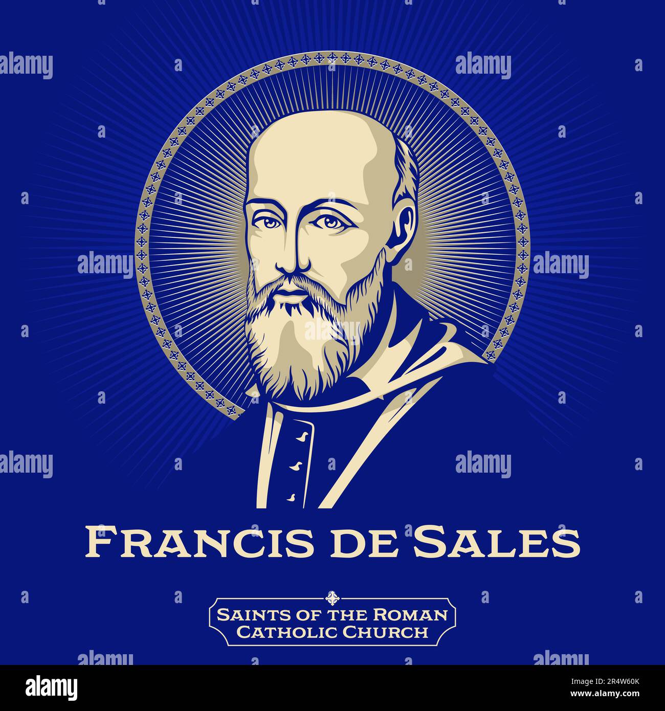 saint-francis-de-sales-stock-vector-images-alamy