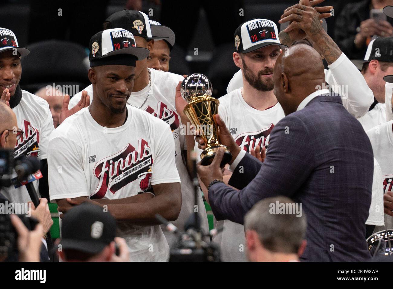 Miami Heat Wins The 2023 Eastern Conference Finals - Full Ceremony! Jimmy  Butler MVP! 5/29/23 