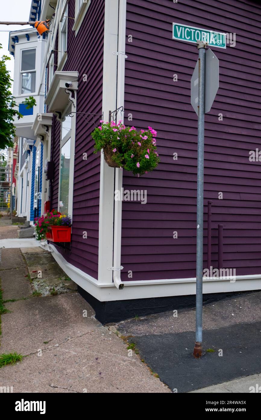 A street view of the corner of Victoria Street and Gower Street, St