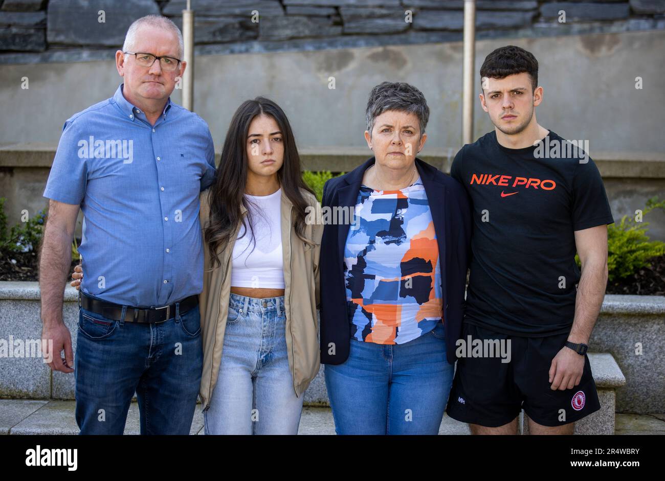 Felix Rafferty John Rafferty's family who died in a fatal A5 collision in Oct 2022 ...