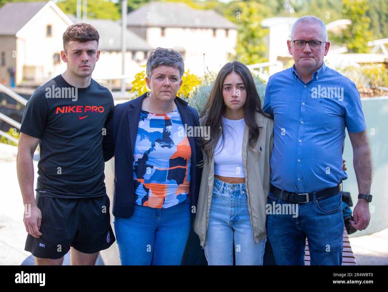 Felix Rafferty John Rafferty's family who died in a fatal A5 collision in Oct 2022 ...