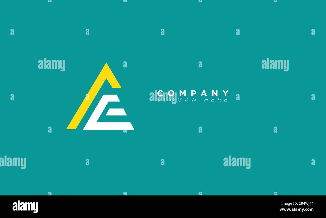 AE Alphabet letters Initials Monogram logo EA, A and E Stock Vector ...