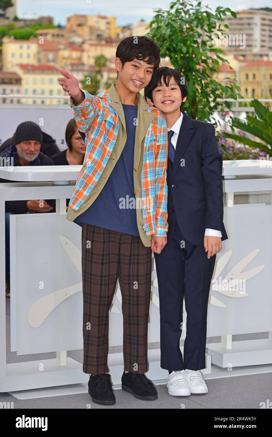 Soya Kurokawa, Hinata Hiiragi Photocall of the film ‘Monster