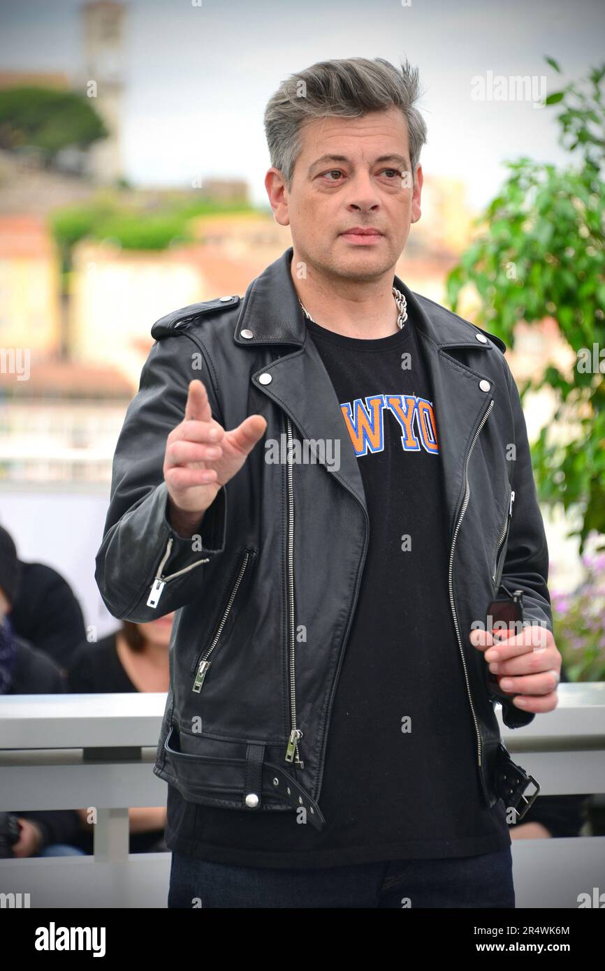 Benjamin Biolay Photocall of the film 'Rosalie' 76th Cannes Film Festival May 18, 2023 Stock Photo
