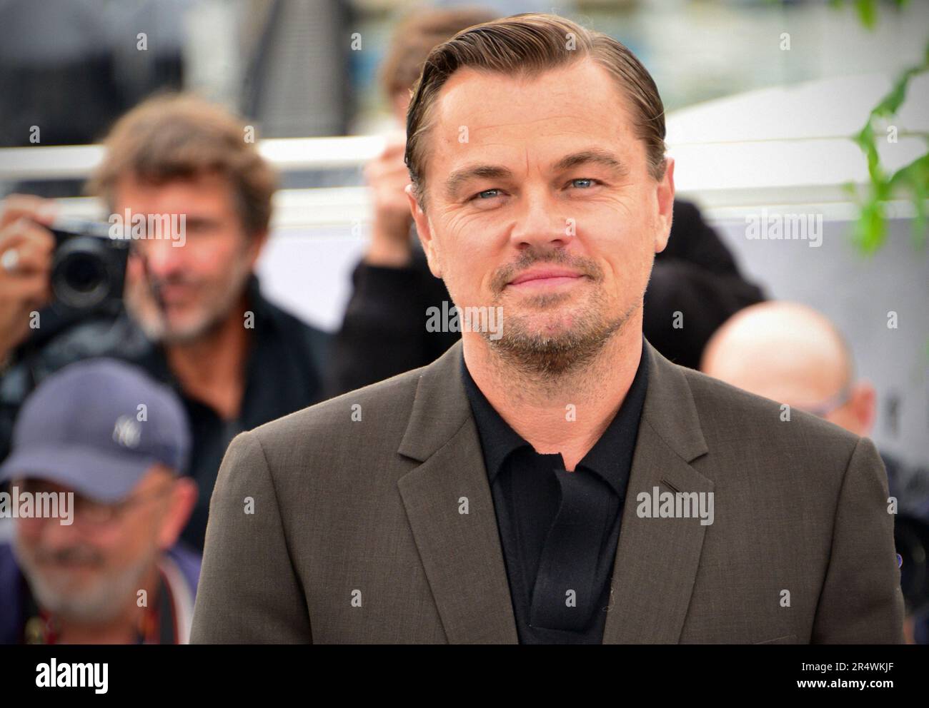 Leonardo DiCaprio Photocall of the film 'Killers of the Flower Moon' 76th Cannes Film Festival May 21, 2023 Stock Photo