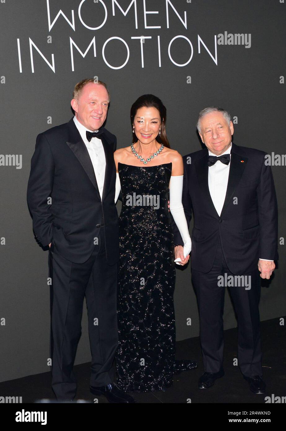 French businessman, chairman and CEO of Kering, Francois-Henri Pinault,  World's top luxury group LVMH head Bernard Arnault and CEO of LVMH Holding  Company, Antoine Arnault during Jean-Louis Georgelin's national tribute  held at