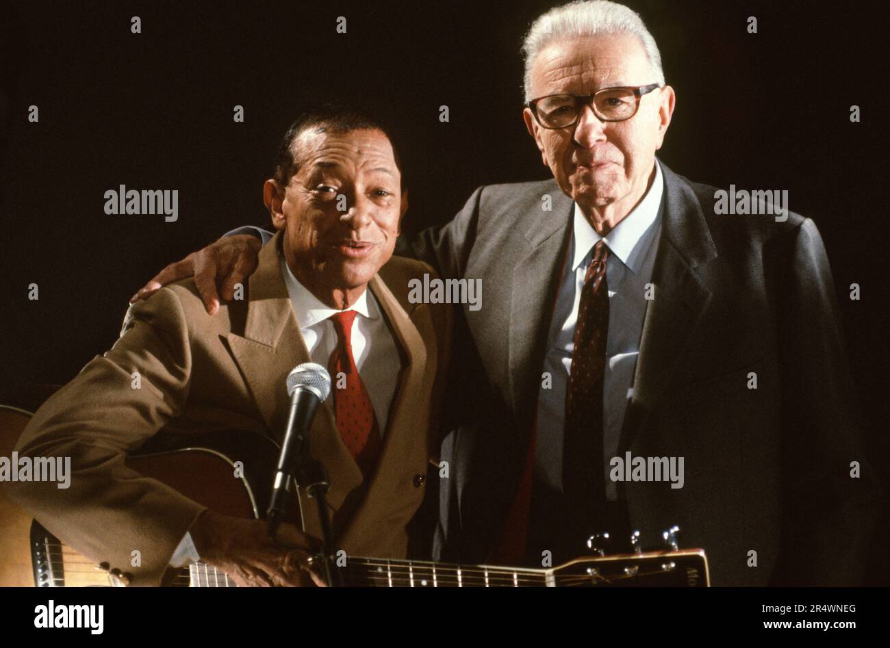 The singer Henri Salvador and the composer Paul Misraki in November