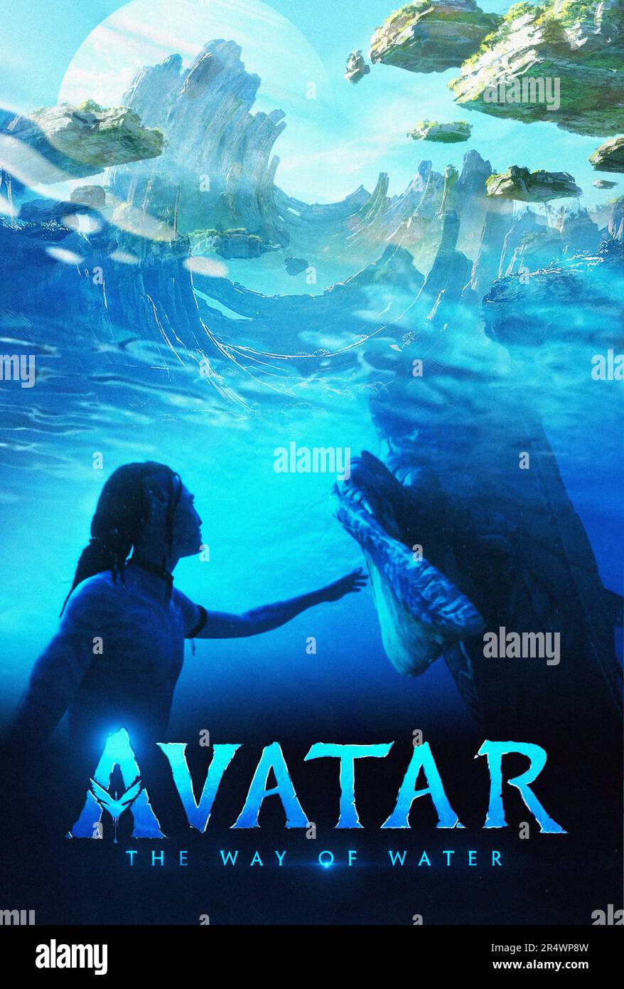 Avatar: The Way of Water Year : 2022 USA Director : James Cameron American poster Stock Photo