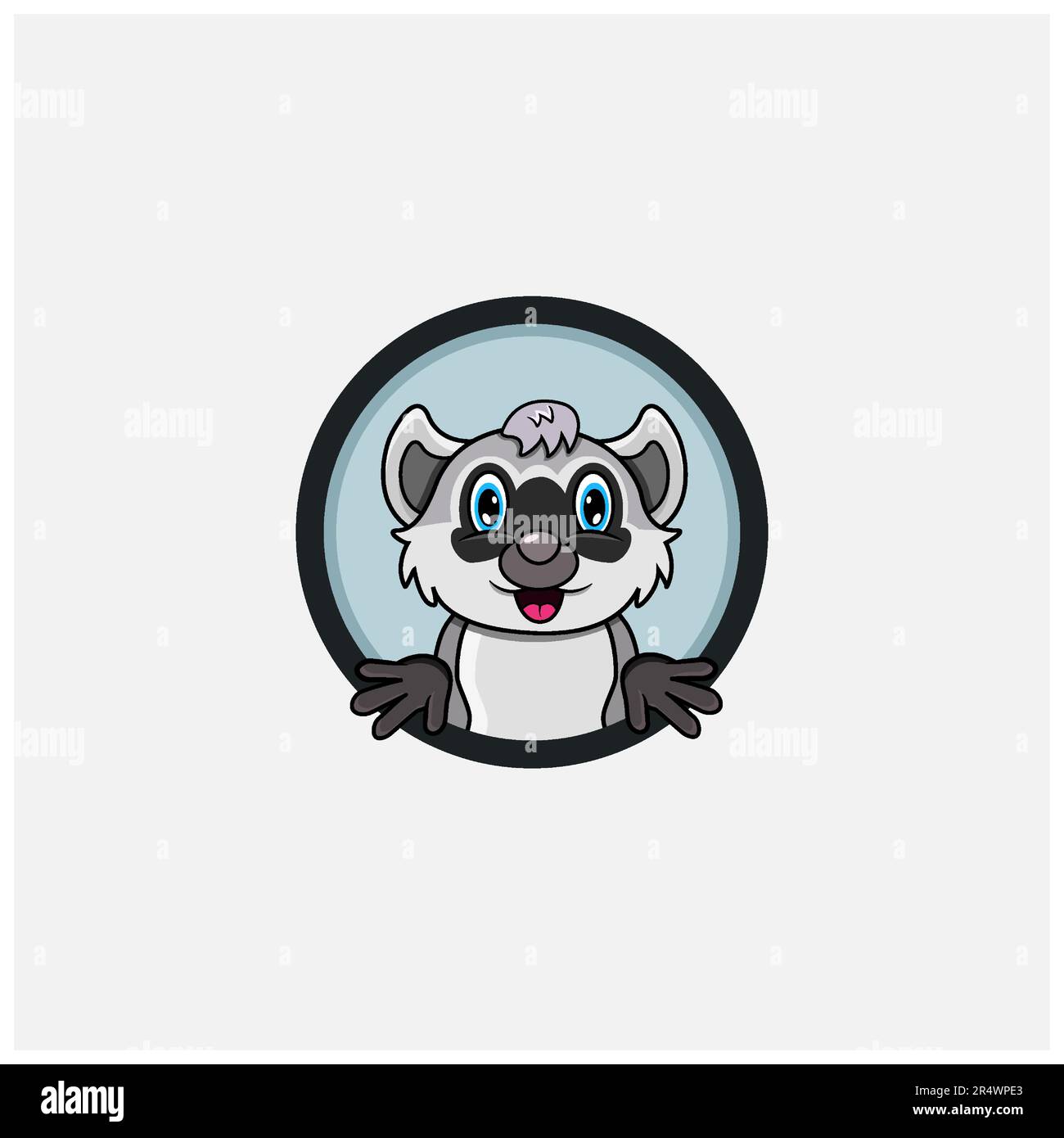 Cute raccoon kawaii cartoon vector characters set. Adorable and funny  smiling animal isolated stickers, patches pack. Anime baby raccoon sleeping  Stock Vector Image & Art - Alamy