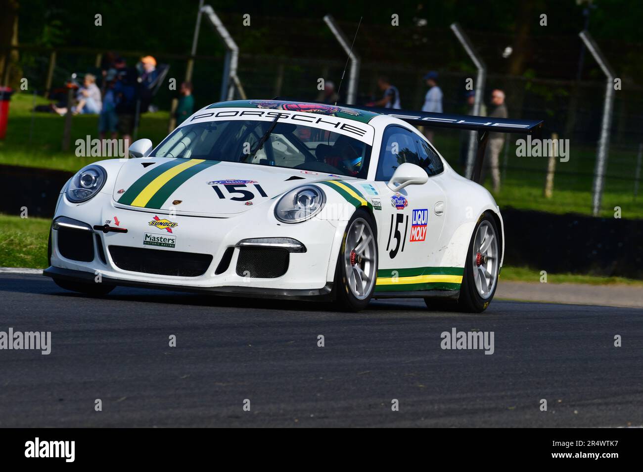 David Harrison, Nathan Luckey, Porsche 991-1 GT3 Cup, Masters Historic Festival, Masters GT Trophy, a 30 minute race with the option for a second driv Stock Photo