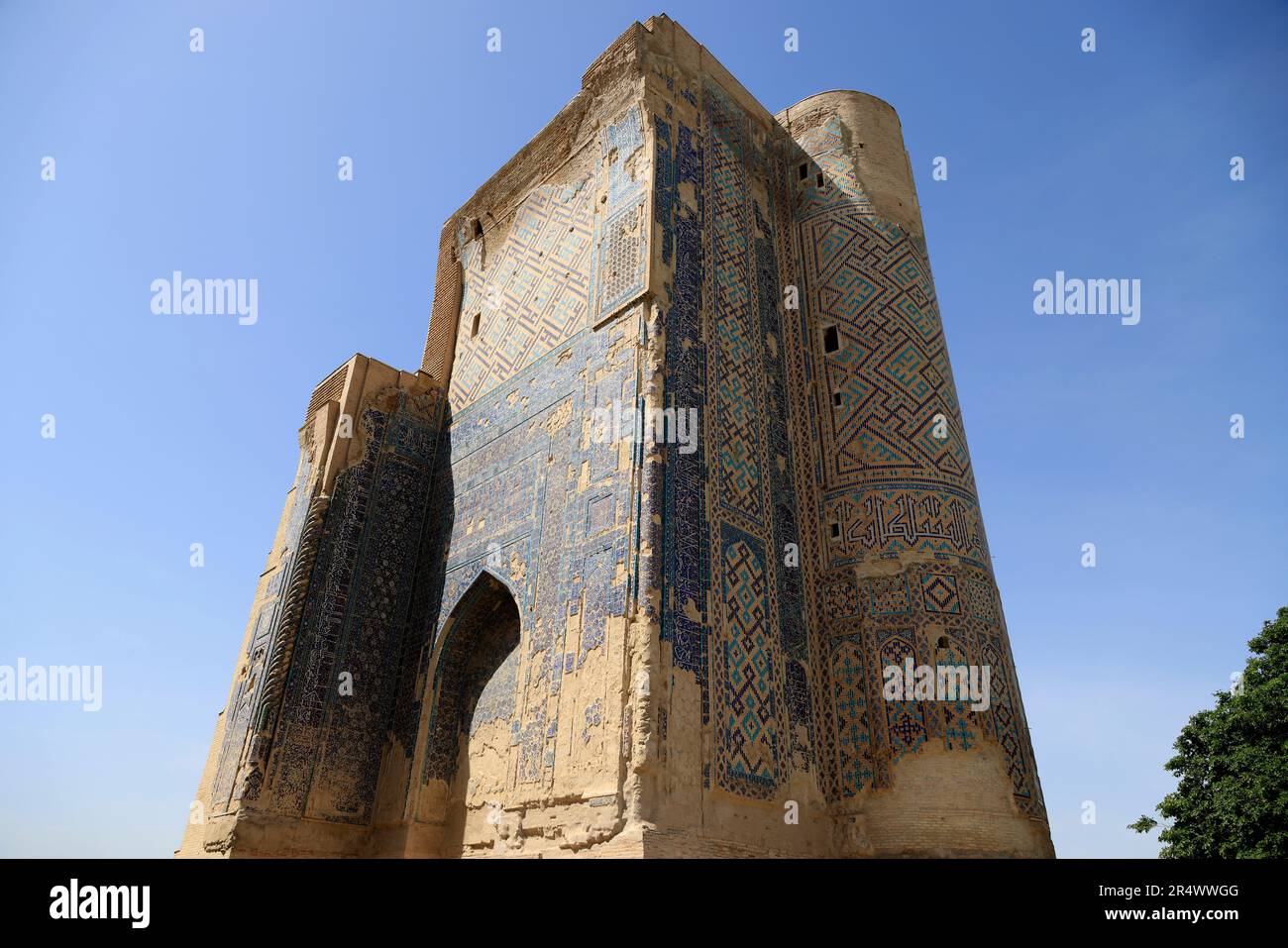 View of the Jahongir Mausoleum, Uzbekistan Stock Photo - Alamy