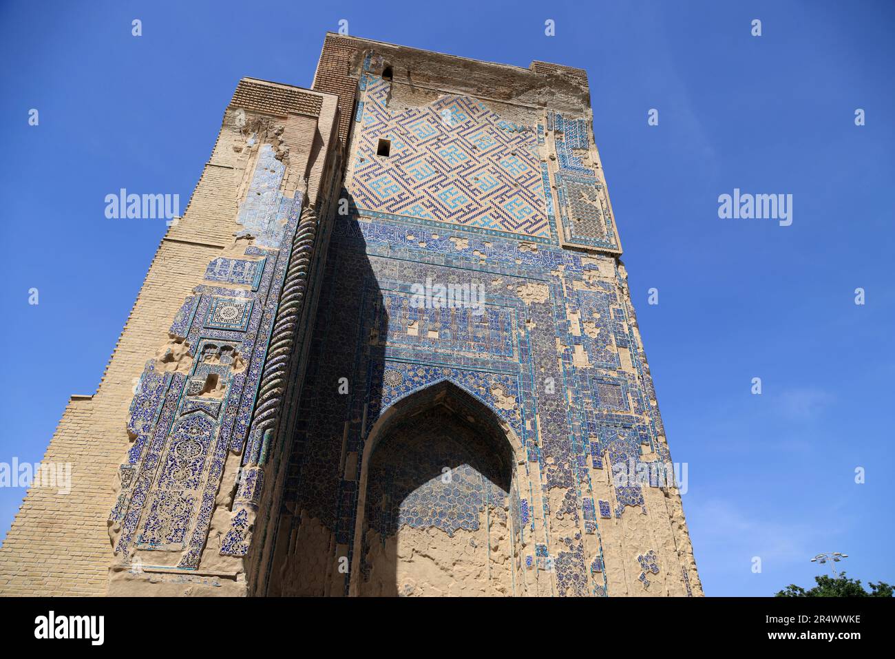 View of the Jahongir Mausoleum, Uzbekistan Stock Photo - Alamy