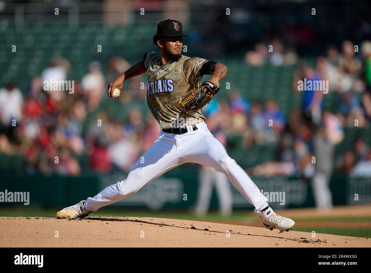 Indianapolis Indians pitcher J.C. Flowers (20) during an MiLB
