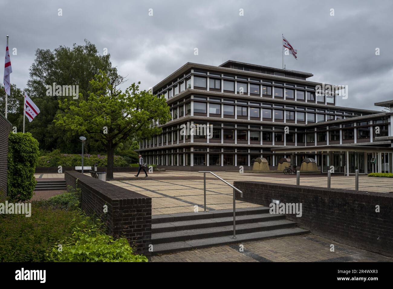 ASSEN - Exterior of the Provincial House of Drenthe, on the Westerbrink. The elections to the Senate took place in the provincial house. ANP VINCENT JANNINK netherlands out - belgium out Stock Photo