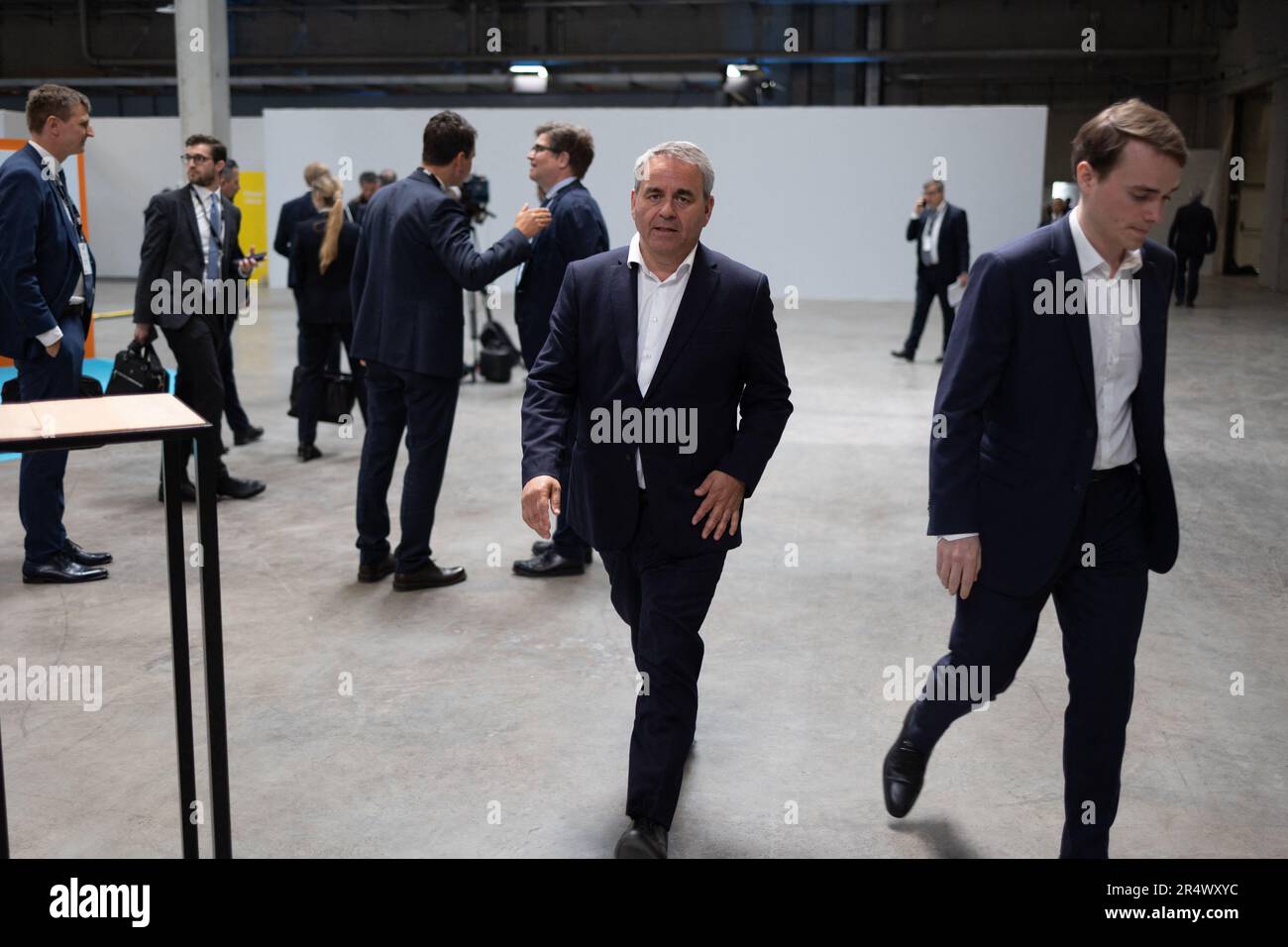 Billy Berclau, France. 30th May, 2023. President of the region Haut de ...