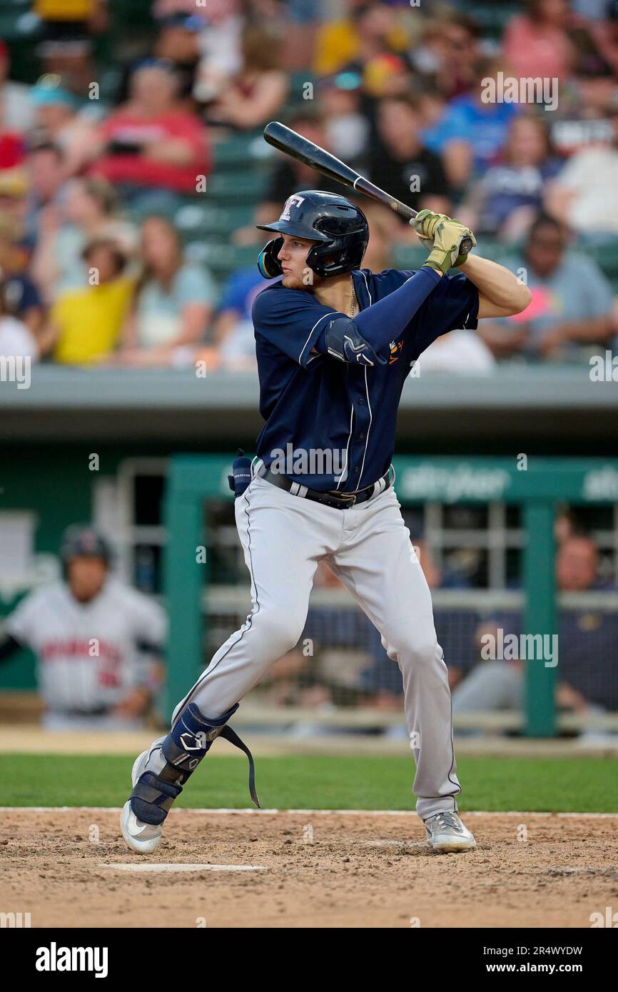Toledo Mud Hens Parker Meadows (22) at bat during an MiLB International