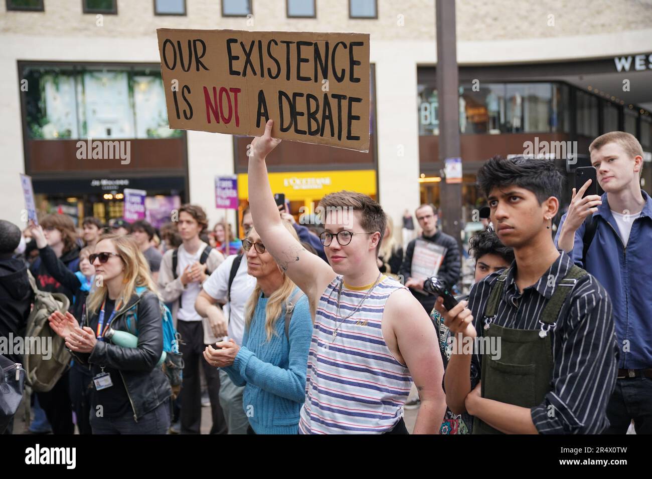 People Protest In Oxford Where Professor Kathleen Stock, Who Quit Her ...