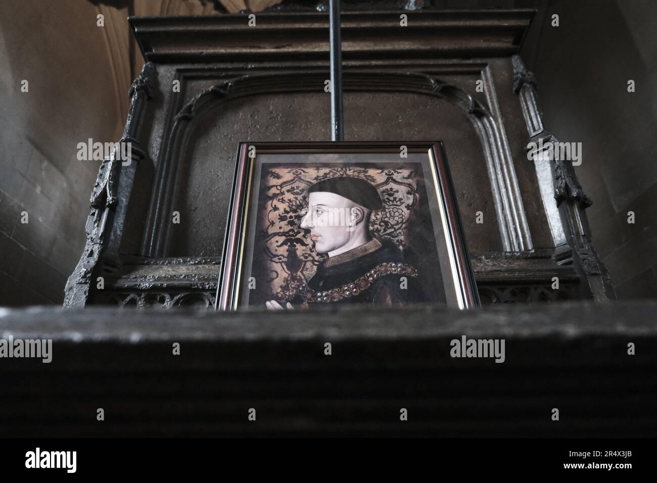 Henry V Tomb Stock Photo