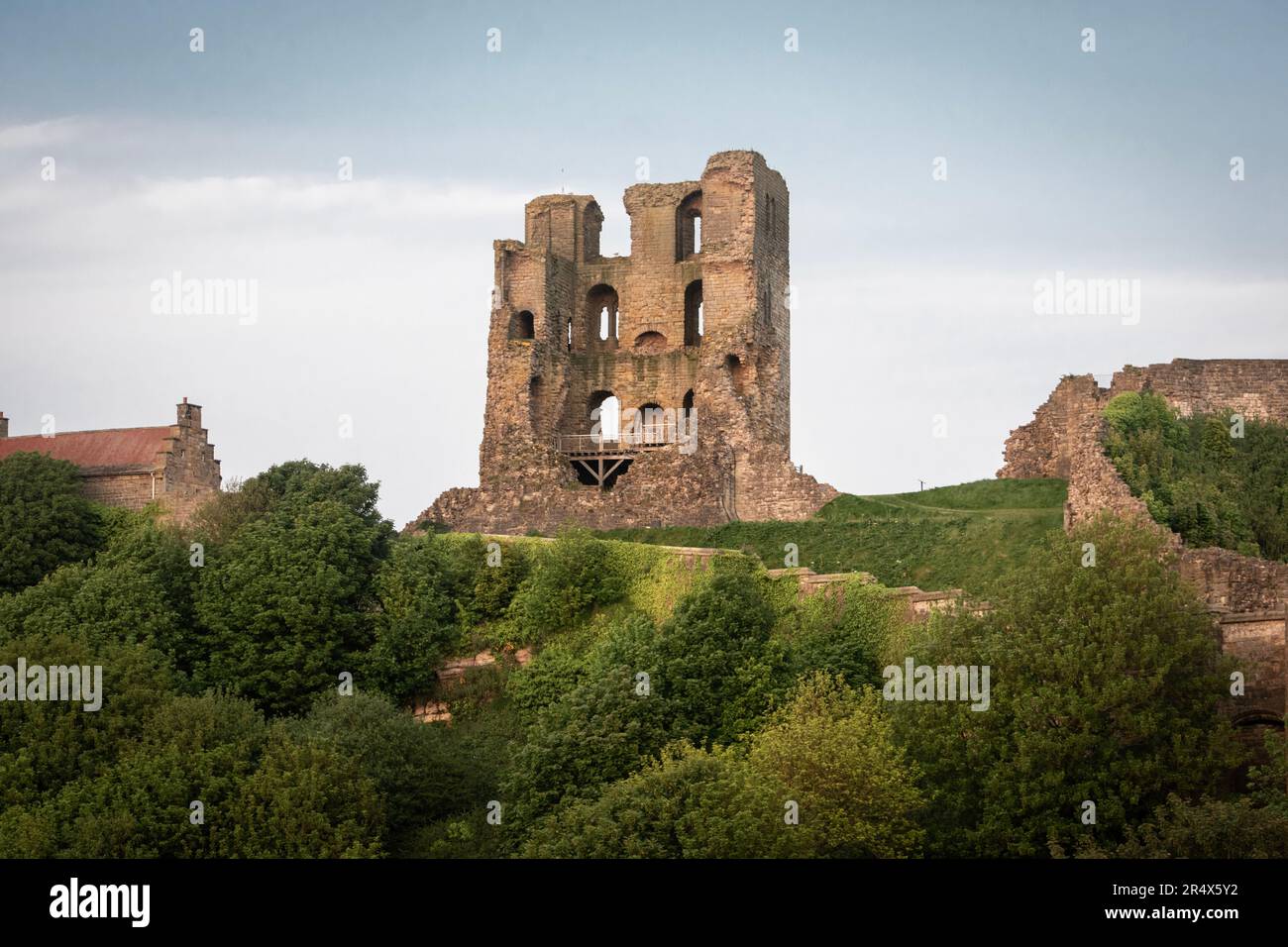 Scarborough Castle, North Yorkshire, England Stock Photo