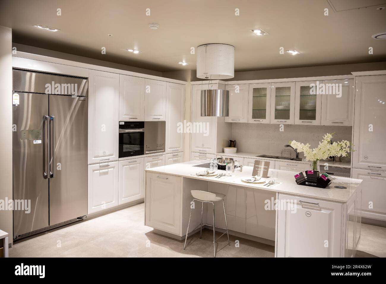 New Essential Modern Kitchen Interior Design Trends Stock Photo - Alamy