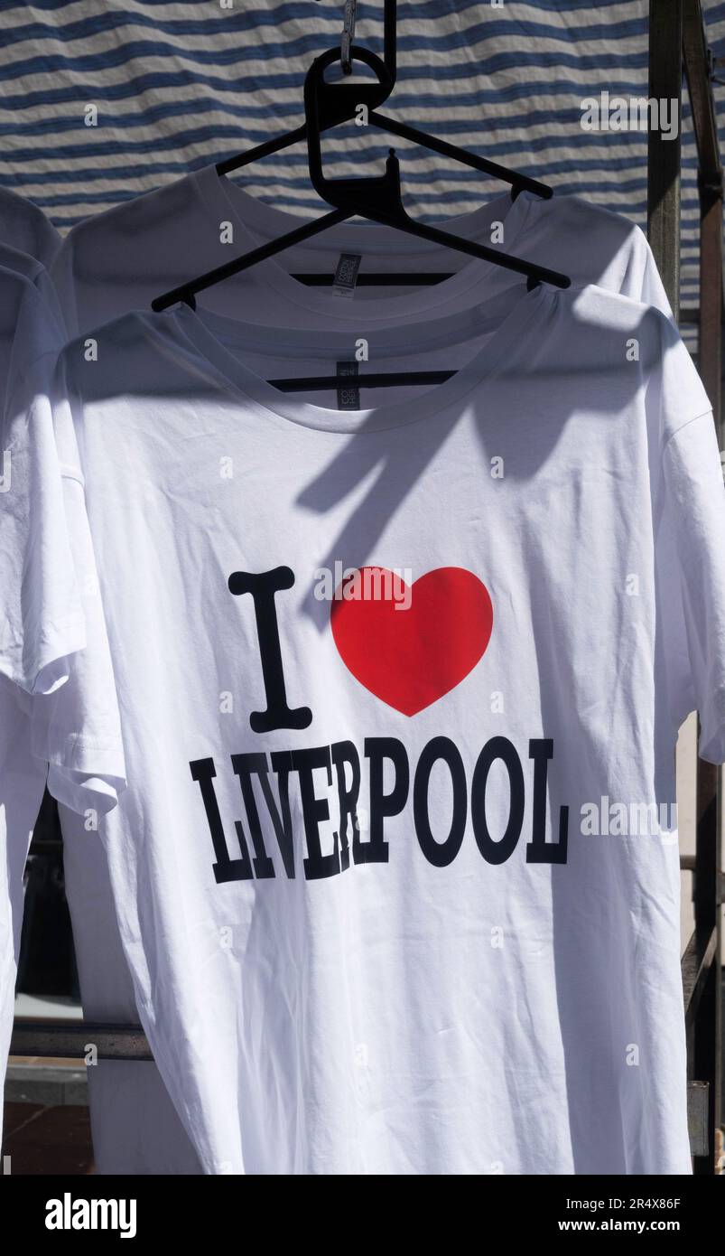Liverpool FC tee shirt Stock Photo