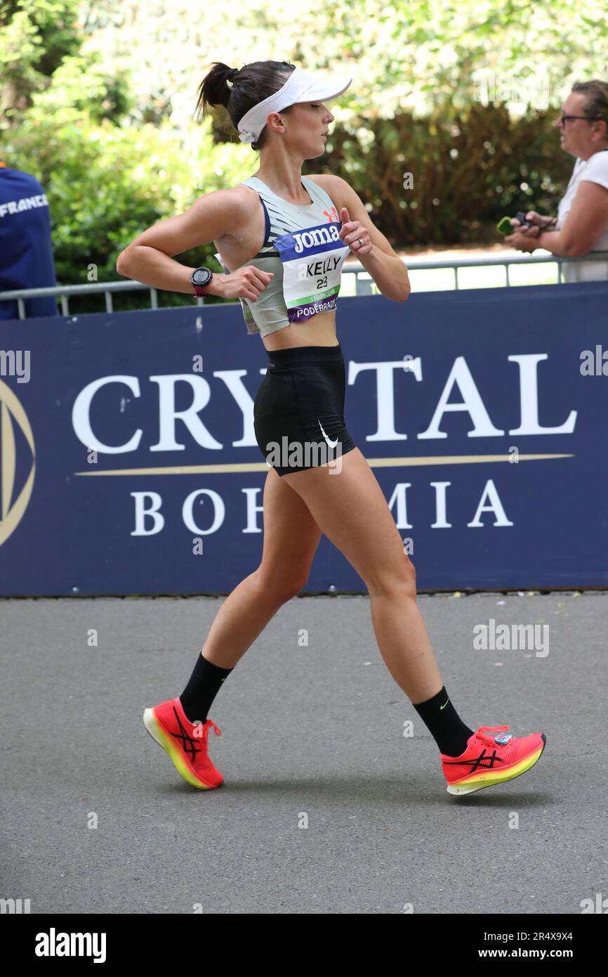 Erika Kelly in the 20km Women at the European Race Walking Team Championship 2023 Stock Photo