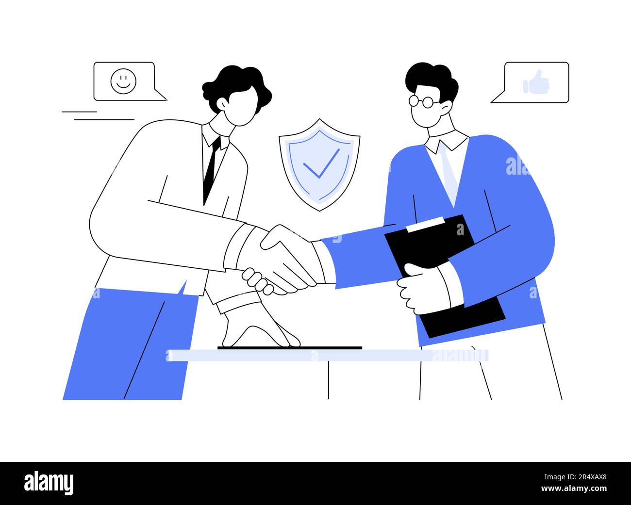 Trust abstract concept vector illustration Stock Vector Image & Art - Alamy
