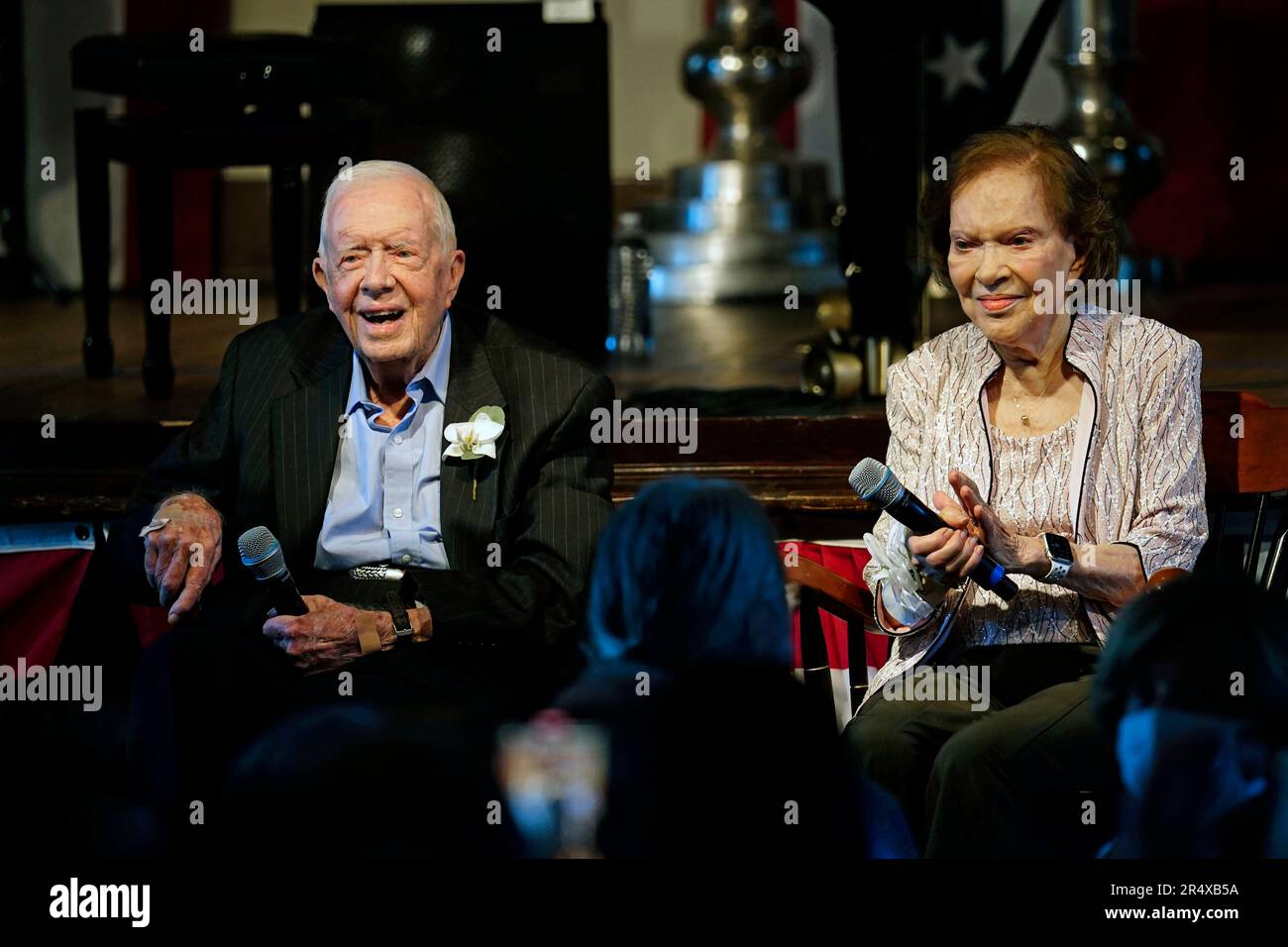 FILE Former President Jimmy Carter and his wife former first lady(01)