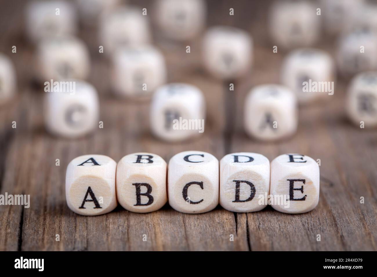 Wooden Alphabet A B C D E Stock Photo Alamy Wooden Alphabet A B C D E Stock Photo Alamy