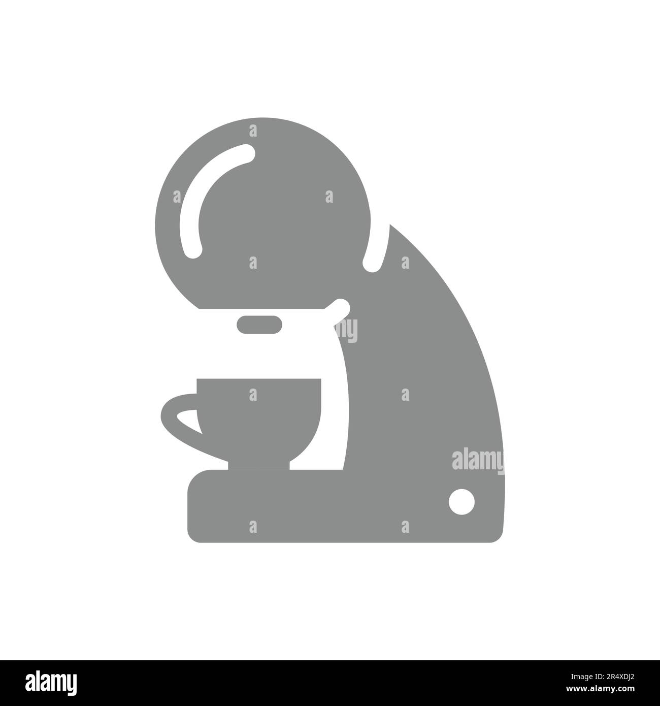 Coffee machine fill vector icon. Espresso maker glyph symbol Stock Vector Image & Art Alamy