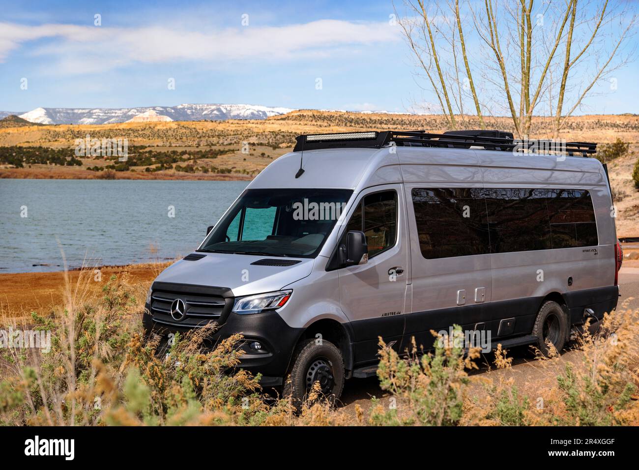 Airstream Interstate 24X campervan; Escalante Petrified Forest State
