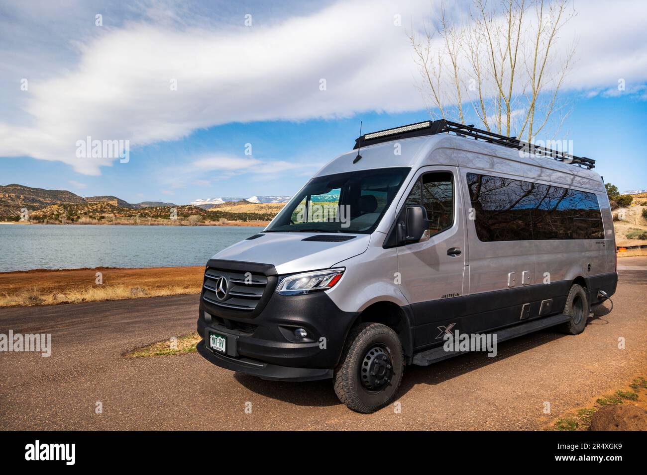 Airstream Interstate 24X campervan; Escalante Petrified Forest State