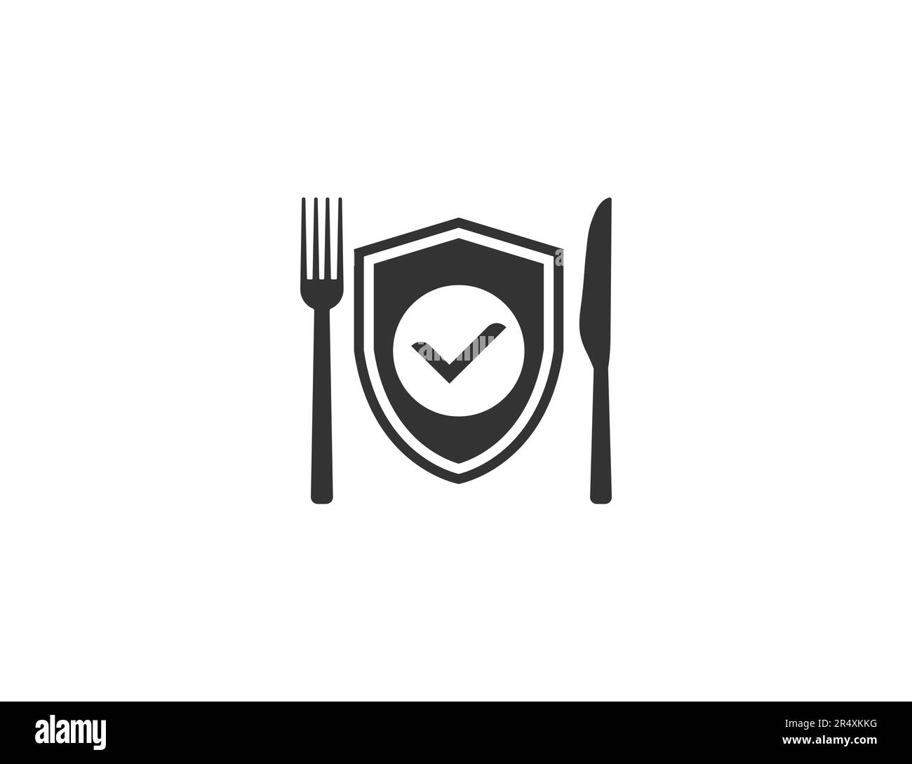 Food safety icon. Vector illustration. Stock Vector