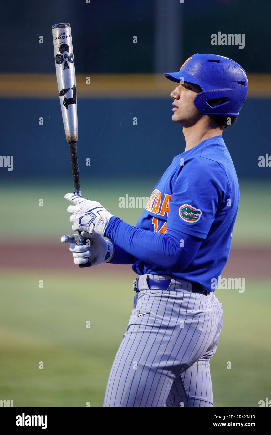 Florida Gators first baseman Jac Caglianone (14) at bat against the Tennessee Volunteers on