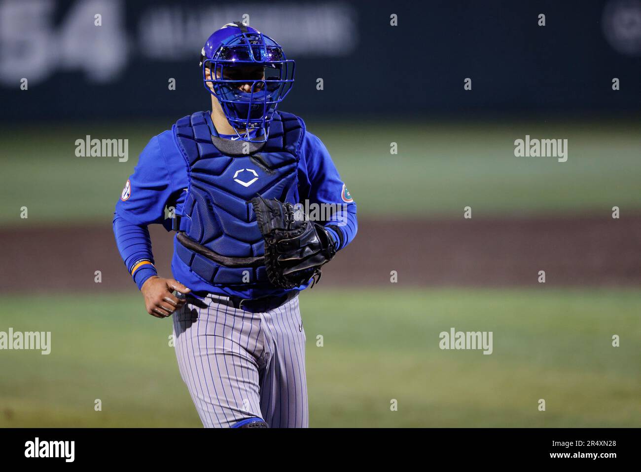 Florida Gators second baseman Cade Kurland (4) on defense against the  Tennessee Volunteers on Robert M. Lindsay Field at Lindsey Nelson Stadium  on April 6, 2023, in Knoxville, Tennessee. (Danny Parker/Four Seam