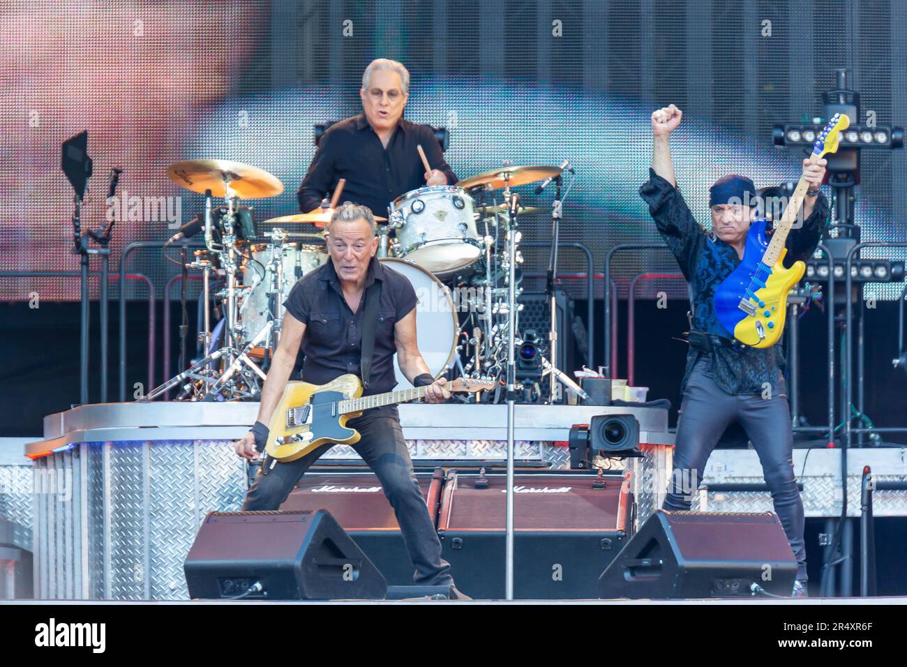 Edinburgh, Scotland. 30th May 2023. Bruce Springsteen and the E Street Band play Murrayfield Stadium on the first UK show of his current World Tour. Bruce and Steven van Zandt showing unrivalled energy in front of 65,000 ecstatic fans. Credit: Tim J. Gray/Alamy Live News Stock Photo