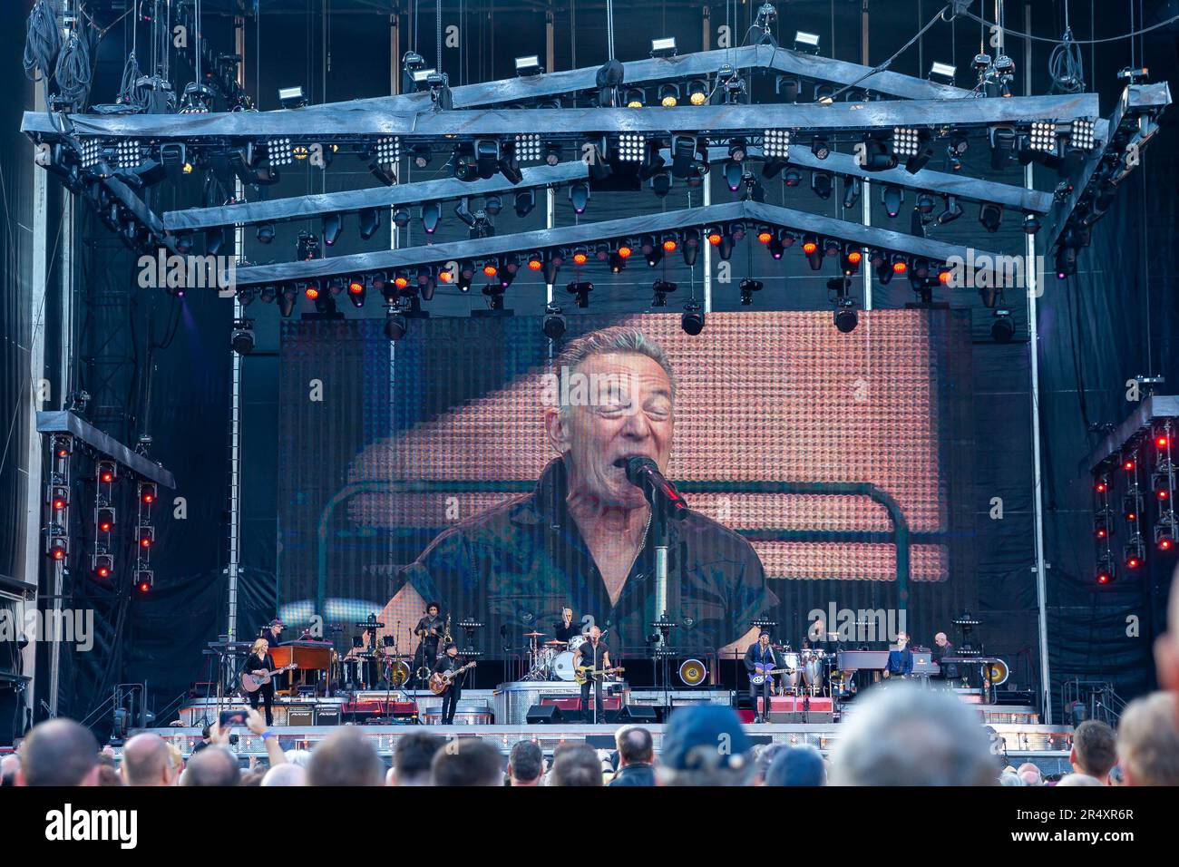 Edinburgh, Scotland. 30th May 2023. Bruce Springsteen and the E Street Band play Murrayfield Stadium on the first UK show of his current World Tour. Credit: Tim J. Gray/Alamy Live News Stock Photo