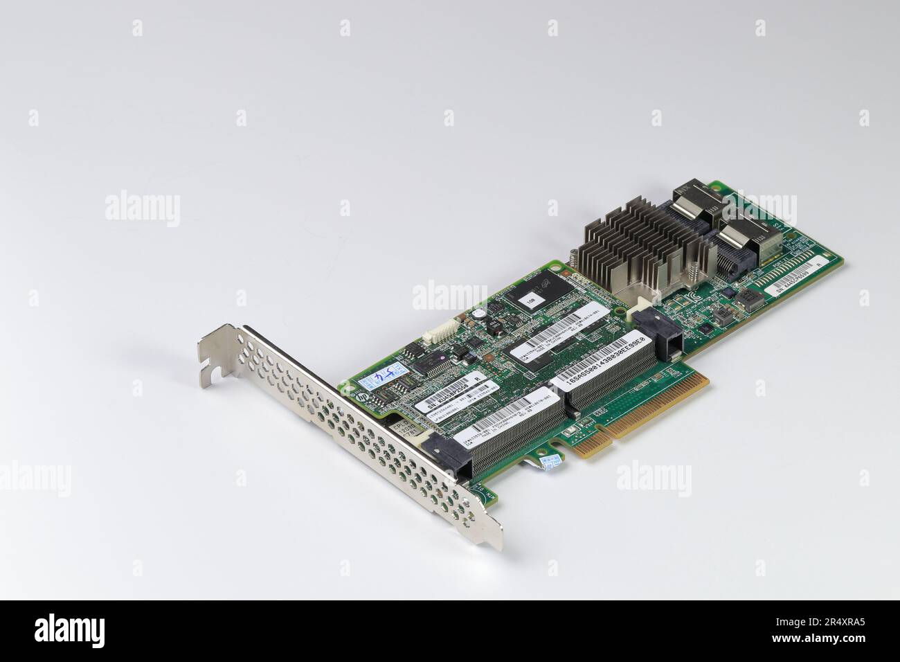 The new disk array controller card ( Raid ) with with double mini sas