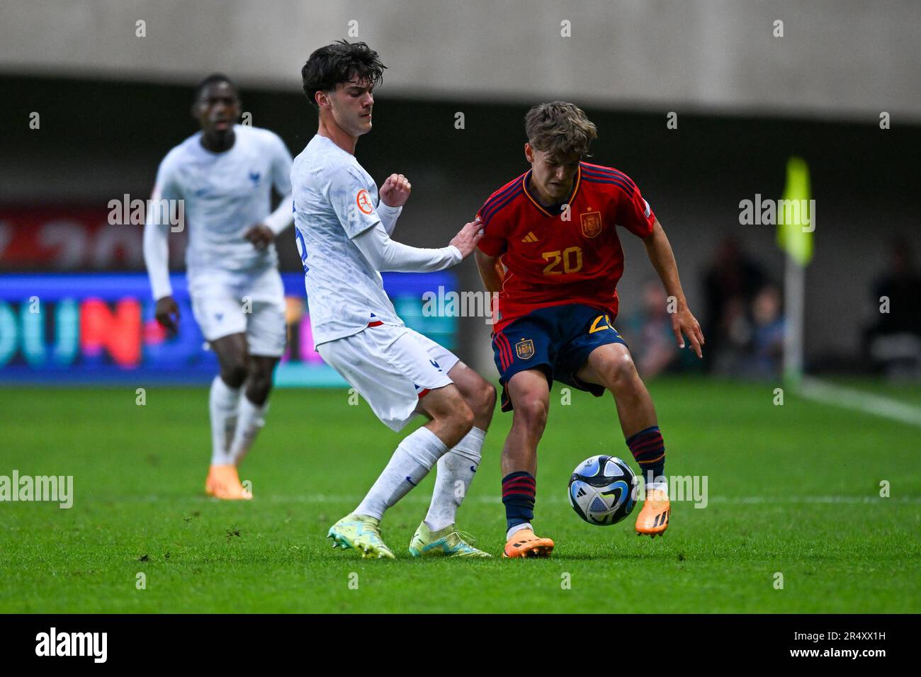 Spain U17â€™s Juan Hernandez during the semifinal phase Under17