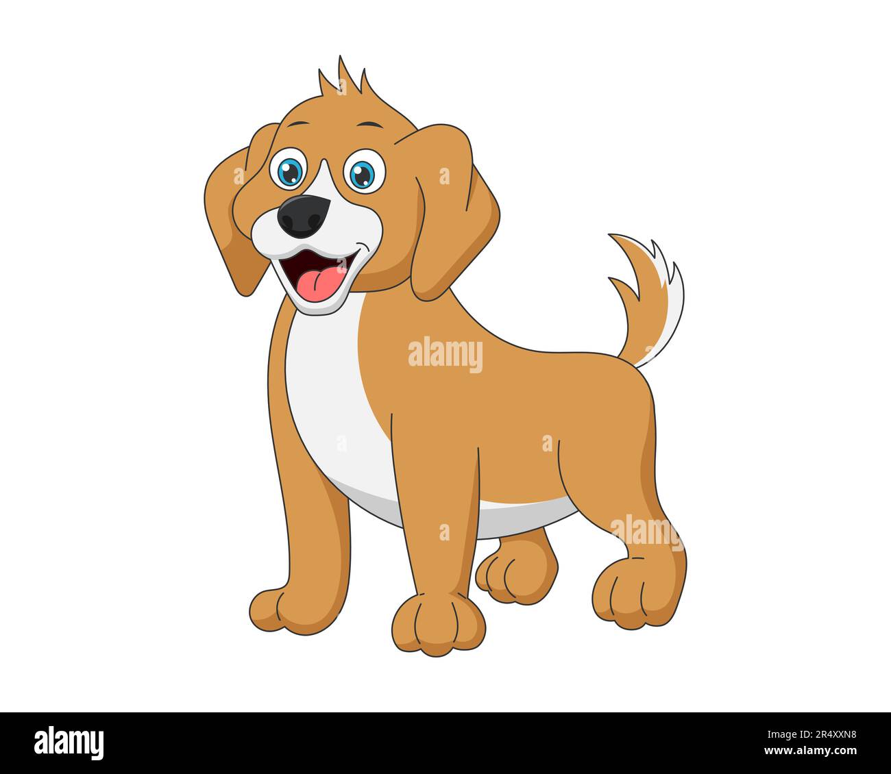 Cartoon funny dog hi-res stock photography and images - Alamy