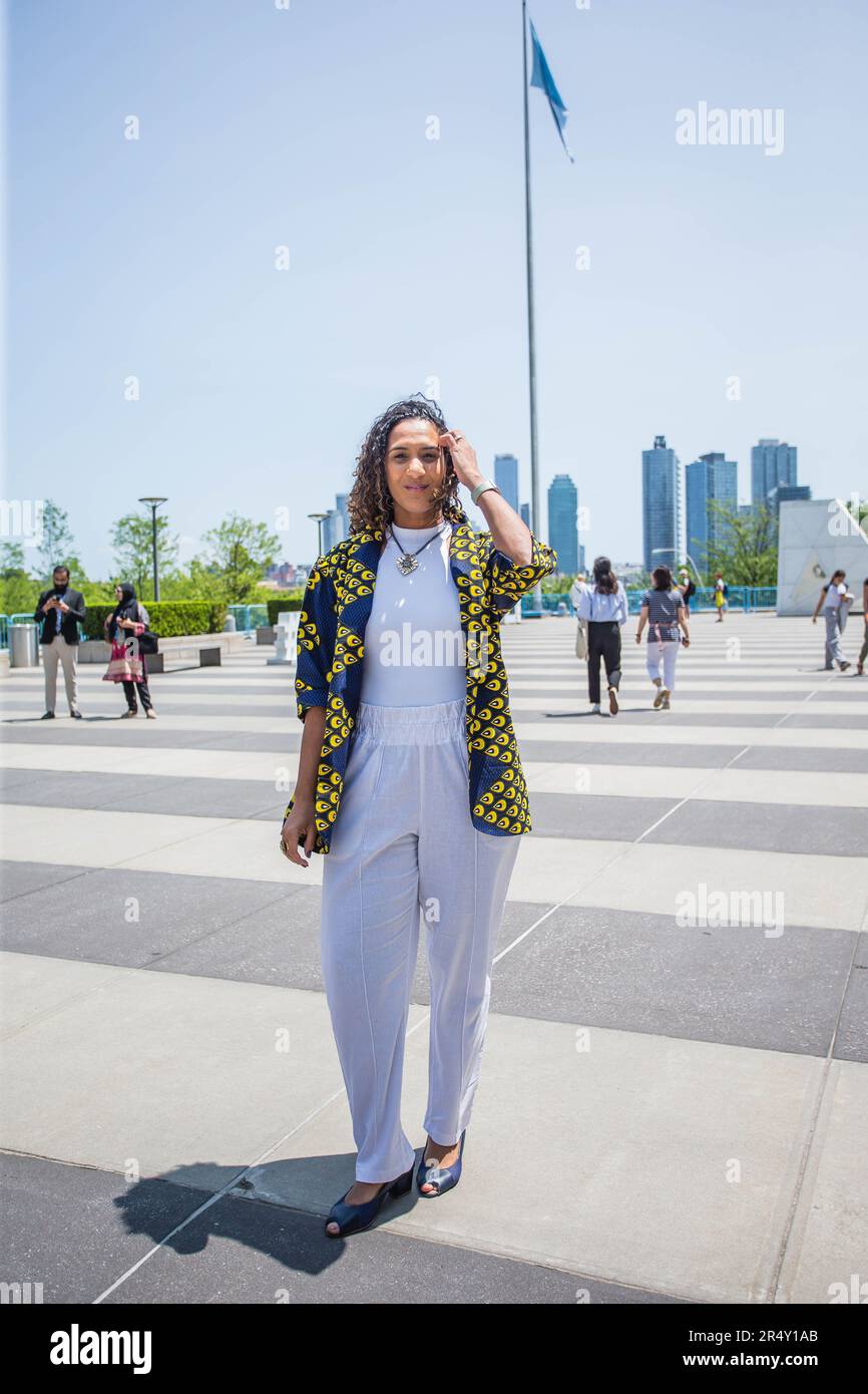 The Minister of Racial Equality of Brazil, Anielle Franco, is seen ...