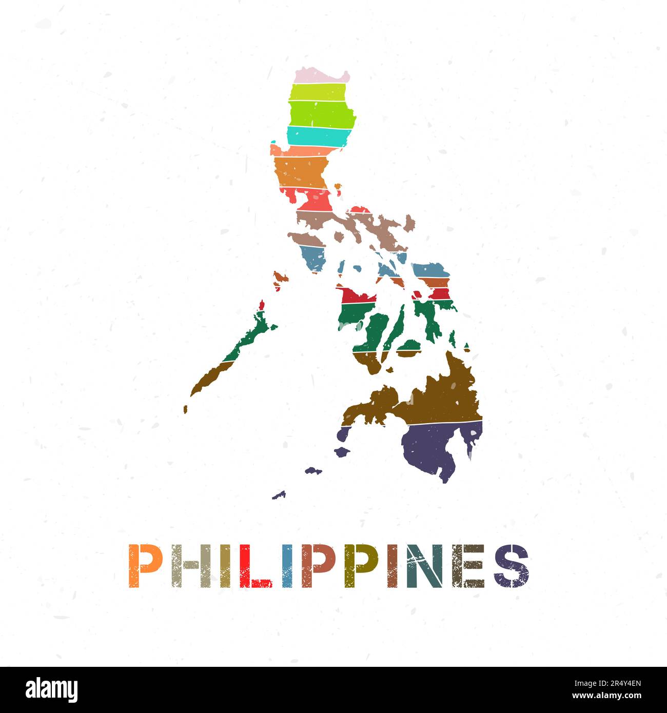 Philippines Philippine Map Maps Aesthetic Philippine Bilarasa Philippines Map Design Shape Of The Country With Beautiful Geometric Waves And Grunge Texture Superb Vector Illustration 2R4Y4EN